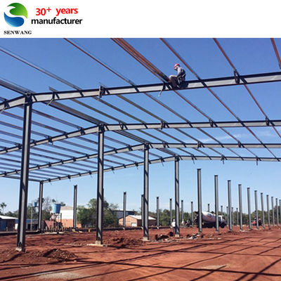 Sa 2.5 Shot Blasting Level Steel Beam Warehouse с программным обеспечением Autocad