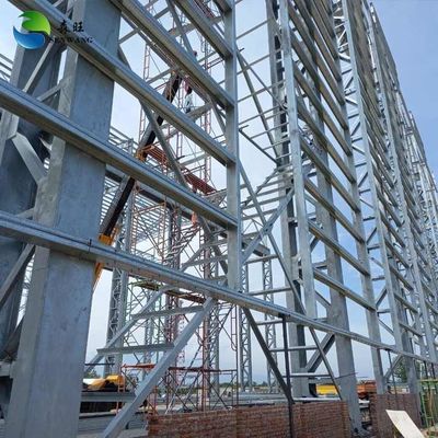 Префабрикованный склад Стальная конструкция Мастерская Здание Легкая сборка / демонтаж