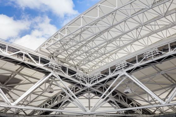 Устойчивая к погодным условиям стальная конструкция с закрученной или сварной установкой и настраиваемой крышей