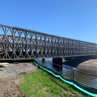 Металлическая стальная конструкция моста Промышленный сборка стальных мостов Строительство здания