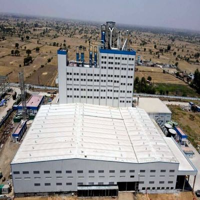 Ветроустойчивый оцинкованный или окрашенный стальной конструкции склад с широким протяженностью стальной рамы здания