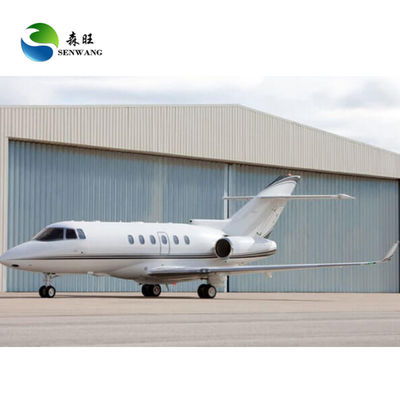 Предварительно сконструированный ангар самолета с гофрированной стальной крышей и индивидуальным дизайном для оптимальной структуры парковки самолета