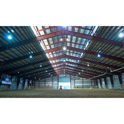 Легкая стальная главная рама Q355, сборный стальной цех с сейсмической устойчивостью 9 баллов и коротким сроком строительства