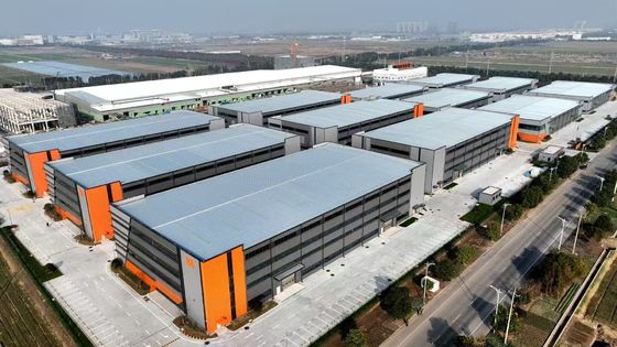 Свертываемое сборное стальное здание с EPS или Rockwool Sandwich Panels и оцинкованной или окрашенной поверхностью