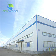 Заготовленный стальной склад с огнеупорными сэндвич-панелями