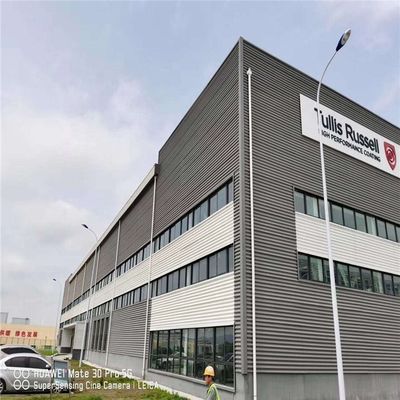 Сейсмостойкий 9-балльный цельнометаллический каркасный цех из стали Q355 с коротким сроком строительства