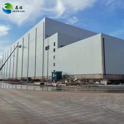 Сборный стальной склад, каркасная портальная конструкция, сталь Q235/Q355
