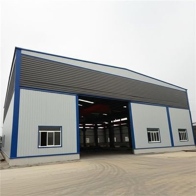 Склад из оцинкованной стальной конструкции с уровнем дробеструйной обработки Sa 2.5 и европейскими марками стали S235 и S355