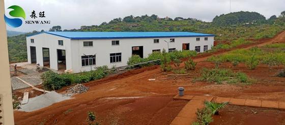 Антикоррозионные окрашенные или оцинкованные стальные конструкции склады с 30 процентами потолочной смолы и 2 - 4 недели установки