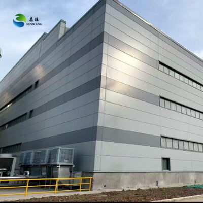 Специализированные размеры Стальной конструкции Хранилище с Q235 Q355 Сталь и наклонный дизайн крыши