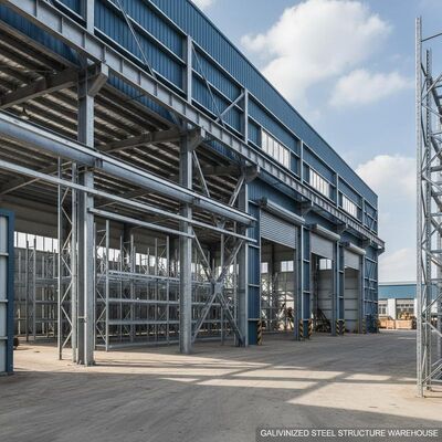 Легкая модульная стальная конструкция с PTFE покрытием и допуском ±1% для долговечного строительства