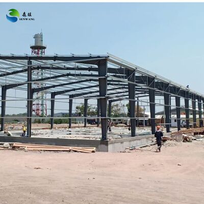 Strong Weather Resistance Steel Structure Warehouse with Custom Design and Short Installation Time