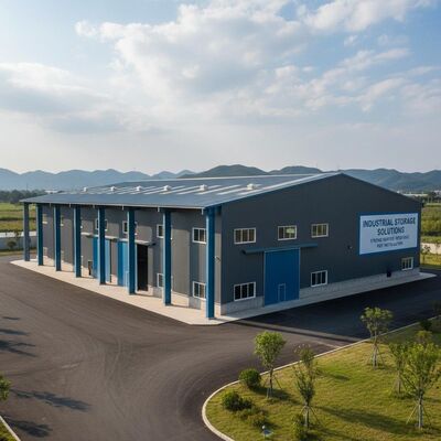 Специализированный ≥5000м2 экологически чистый готовый стальной конструкции склад с сопротивлением нагрузки ветра до 0,45 КН/м2