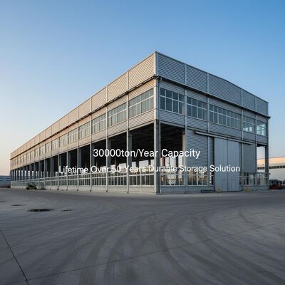 Galvanize Or Painted Steel Structure Warehouse with Strong Weather Resistance Custom Tailored to Customers Requirement