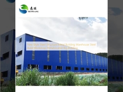 Новый стиль стальной конструкции металлическое здание склад стальной сборный цех сборное большое здание